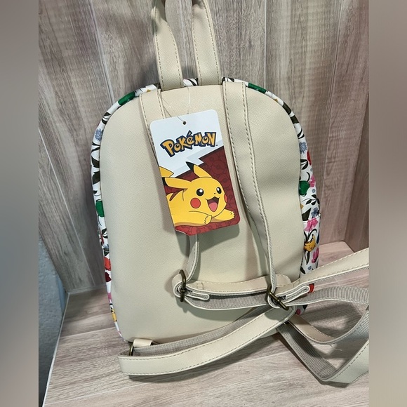 Sleeping Pokemon Floral Mini Backpack NWT main image 4